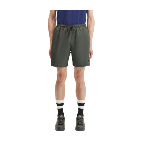 Fred Perry Costume Costume Uomo con logo ricamato Verde - Francavilla Moda